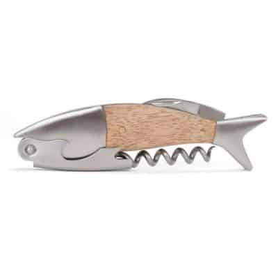 Kikkerland Lightwood Fish Corkscrew (BA17)